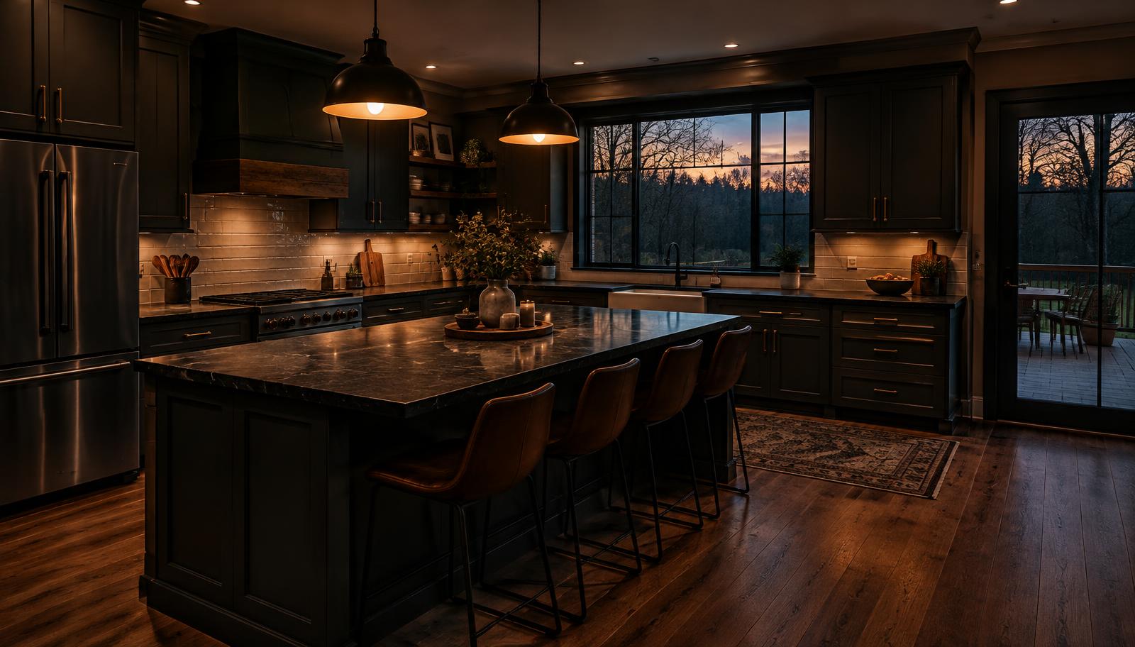 Remodeled kitchen